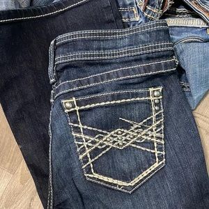 Ariat denim turquoise 28